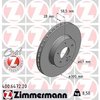 Zimmermann Brake Disc - Standard/Coated, 400.6472.20 400.6472.20